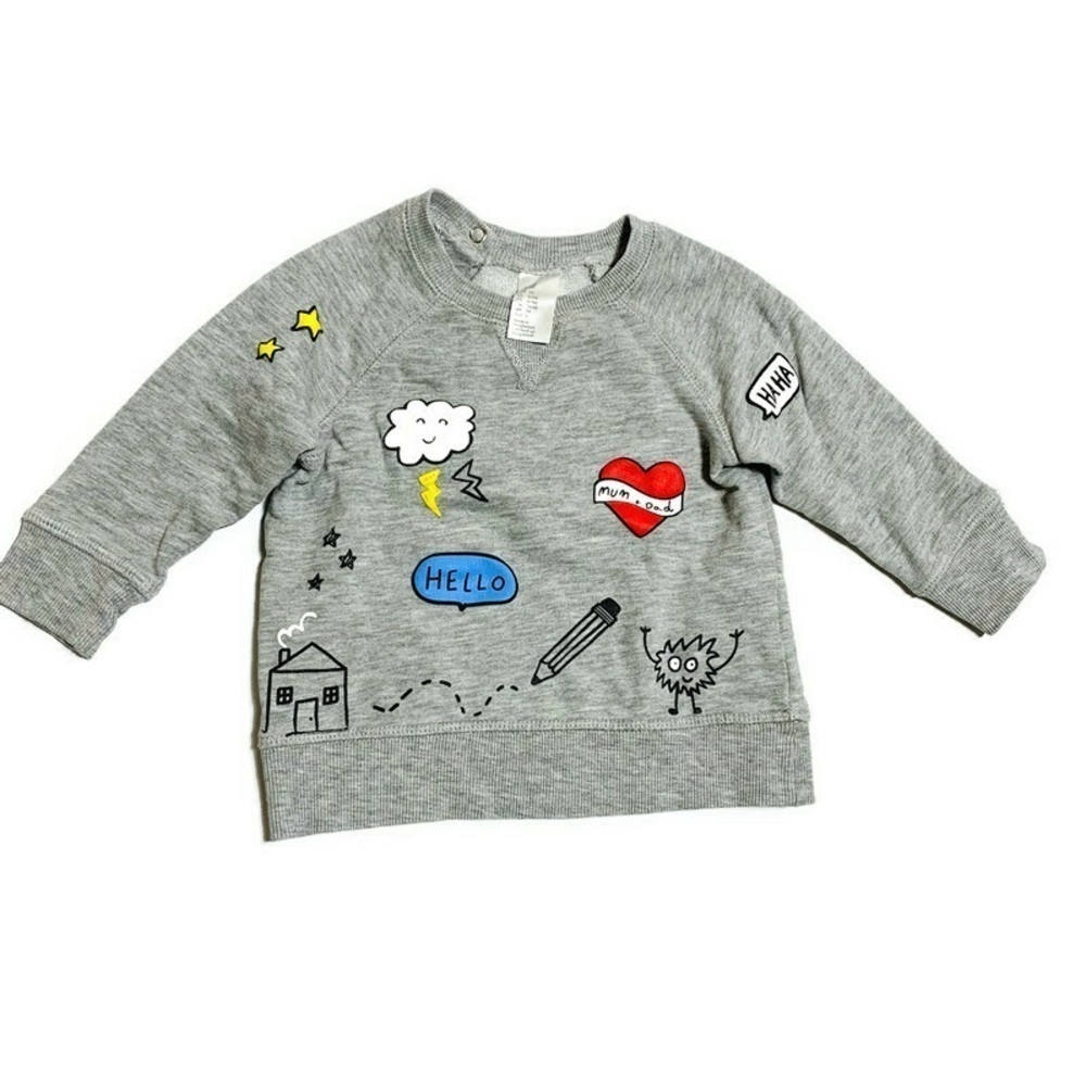 H&M baby 6-9M‎ sweatshirt